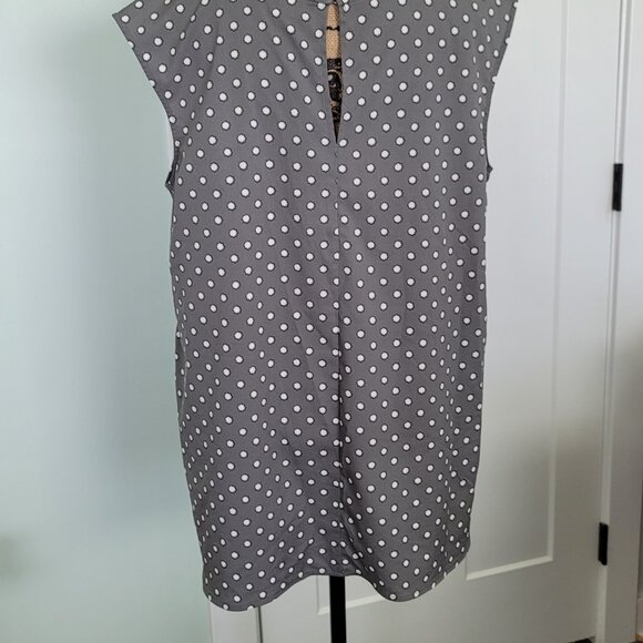 ***Merona  Grey Polyester Sleeveless Blouse XXL*** - Picture 3 of 12